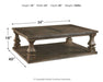 Johnelle - Gray - Rectangular Cocktail Table Unique Piece Furniture