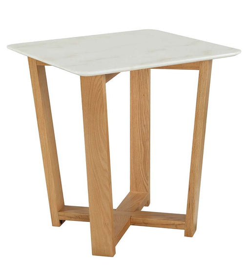 Tartan - Accent Table - Marble Top & Natural Unique Piece Furniture