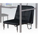 Senon - Chair - Silver & Black Unique Piece Furniture