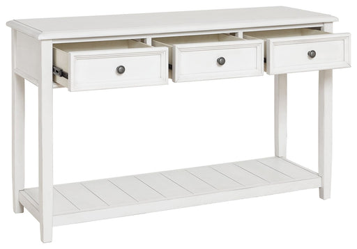 Kanwyn - Whitewash - Sofa Table Unique Piece Furniture