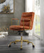 Dudley - Executive Office Chair - Rust Top Grain Leather Unique Piece Furniture