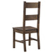 Coleman - Dining Side Chairs (Set of 2) - Rustic Golden Brown Unique Piece Furniture