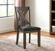 Cilgerran - Side Chair (Set of 2) - Gray / Dark Gray Unique Piece Furniture