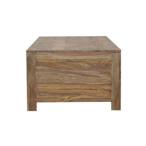Esther - 6-Drawer Storage Coffee Table - Natural Sheesham Unique Piece Furniture