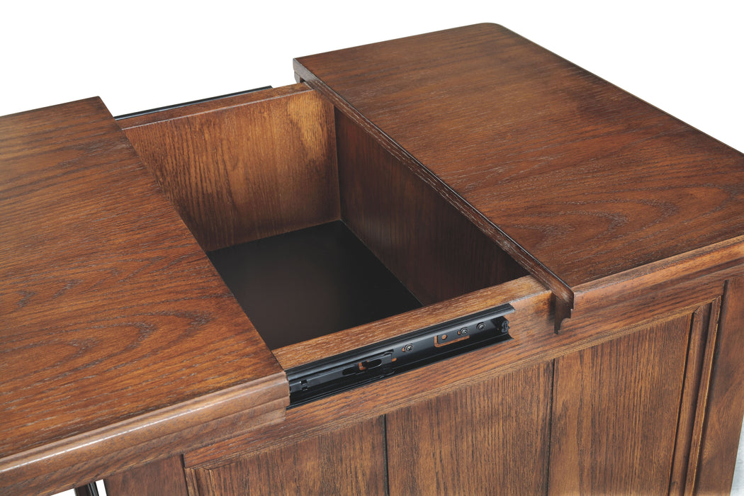 Woodboro - Dark Brown - Media End Table Unique Piece Furniture