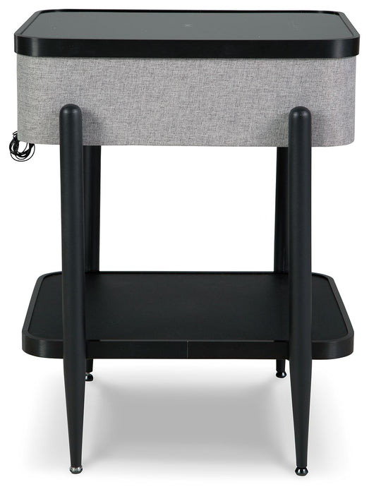 Jorvalee - Gray / Black - Accent Table Unique Piece Furniture