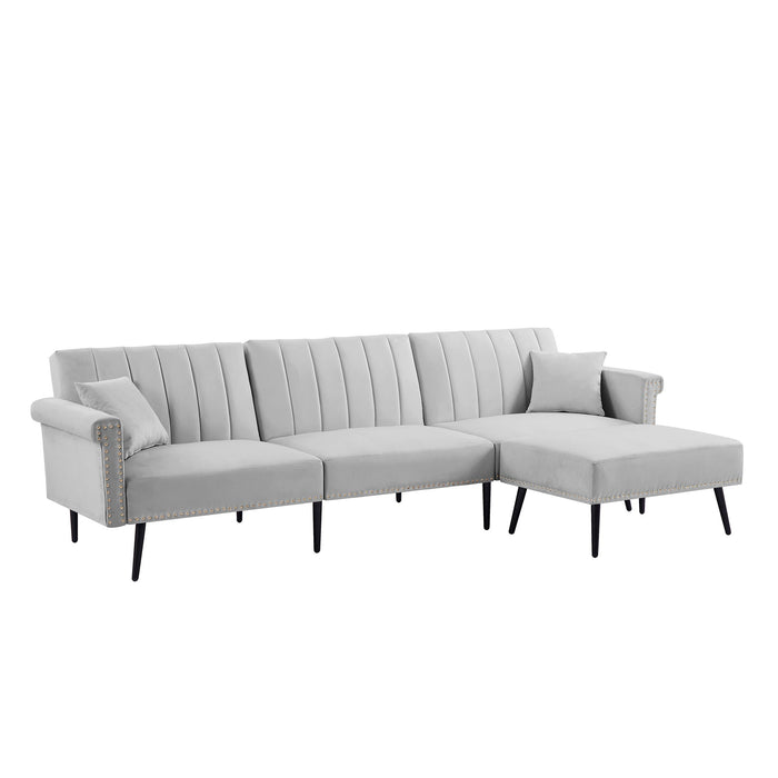 Gray Sectional Sofa Bed