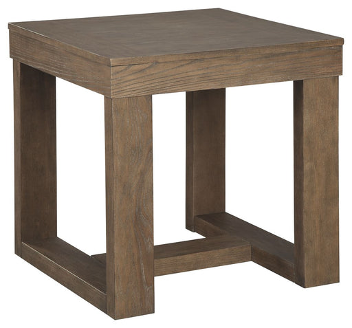 Cariton - Gray - Square End Table Unique Piece Furniture
