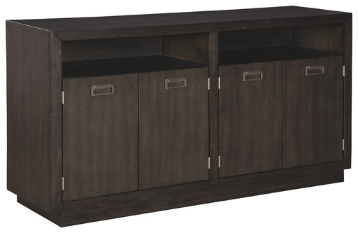 Hyndell - Dark Brown - Dining Room Server Unique Piece Furniture