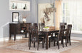 Haddigan - Dark Brown - Rectangular Dining Room Extension Table Unique Piece Furniture
