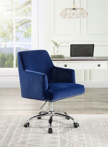 Trenerry - Office Chair - Blue Unique Piece Furniture Furniture Store in Dallas and Acworth, GA serving Marietta, Alpharetta, Kennesaw, Milton