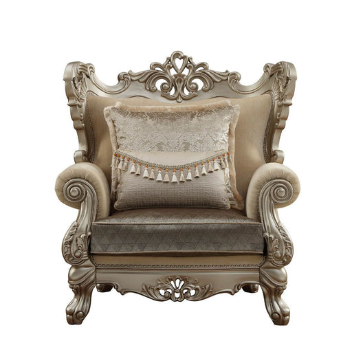 Ranita - Chair - Fabric & Champagne Unique Piece Furniture