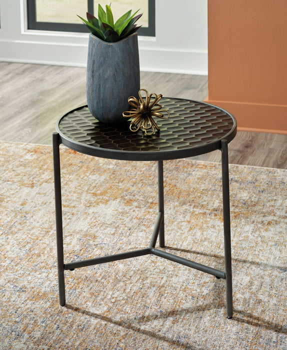 Doraley - Brown / Gray - Chair Side End Table Unique Piece Furniture