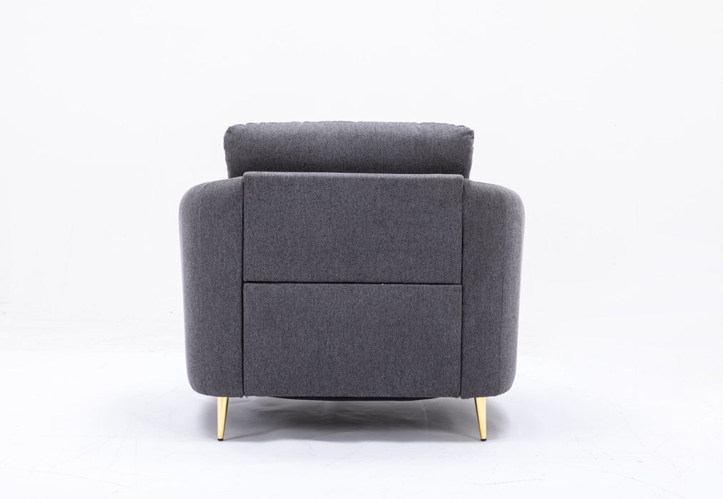 Acme Yuina Chair, Gray Linen