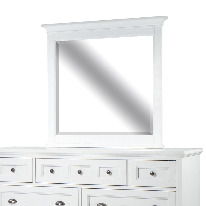 Heron Cove - Landscape Mirror - Chalk White Unique Piece Furniture