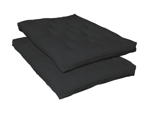 9" Deluxe Innerspring Futon Pad - Black Unique Piece Furniture
