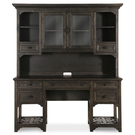 Bellamy - Desk With Hutch - Peppercorn Unique Piece Furniture
