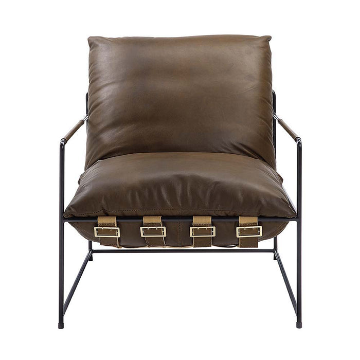 Oralia - Accent Chair - Saturn Top Grain Leather Unique Piece Furniture