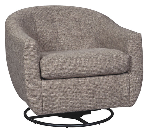 Upshur - Taupe - Swivel Glider Accent Chair Unique Piece Furniture