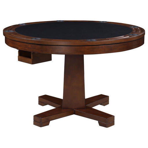 Marietta - 5 Piece Game Table Set - Tobacco And Tan Unique Piece Furniture