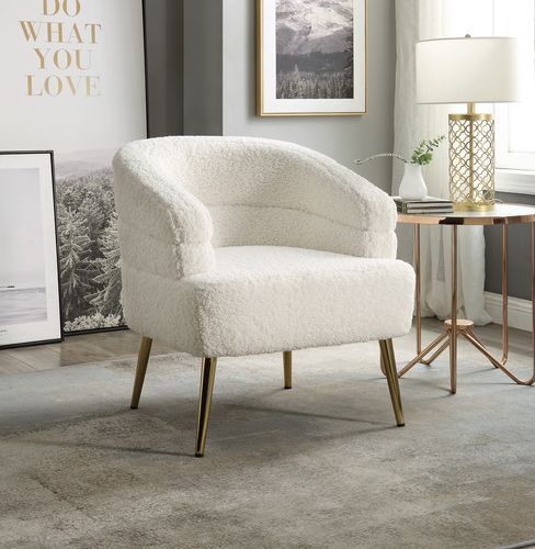 Trezona - Accent Chair - White Unique Piece Furniture