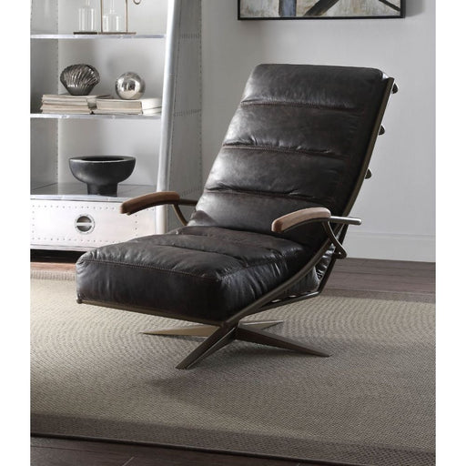 Ekin - Accent Chair - Morocco Top Grain Leather Unique Piece Furniture