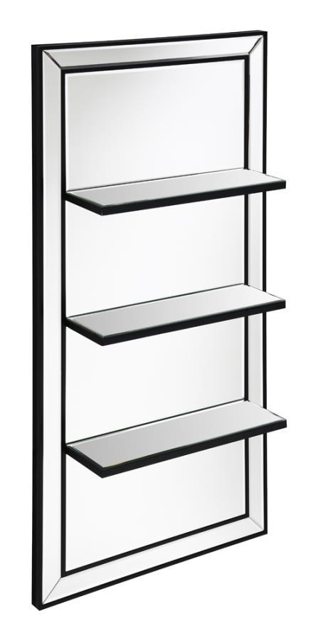 Oriel - 3-Shelf Rectangle Wall Mirror Unique Piece Furniture