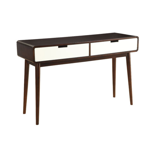 Christa - Accent Table - Espresso & White Unique Piece Furniture
