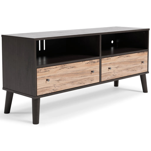 Piperton - Brown / Natural - Medium TV Stand Unique Piece Furniture