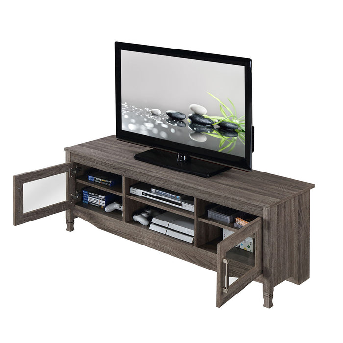 Techni Mobili Gray Driftwood TV Stand