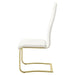 Montclair - Side Chairs (Set of 4) - White And Rustic Brass Unique Piece Furniture