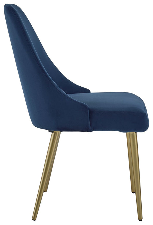 Wynora - Blue - Dining Uph Side Chair (Set of 2) Unique Piece Furniture