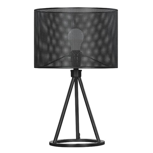 Chapin - Metal Mesh Shade Table Lamp - Matte Black Unique Piece Furniture