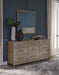 Chrestner - Gray - Dresser, Mirror Unique Piece Furniture