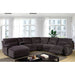 Zuben - Sectional With Console - Gray Unique Piece Furniture