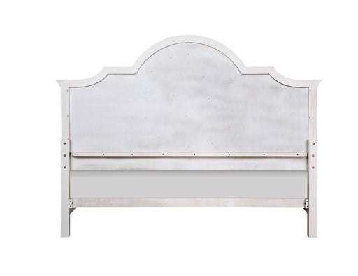 Roselyne - Queen Bed - Antique White Finish Unique Piece Furniture