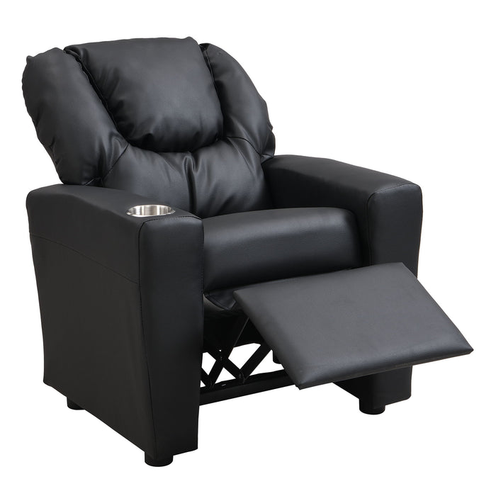 Kids Recliner Chair - Black