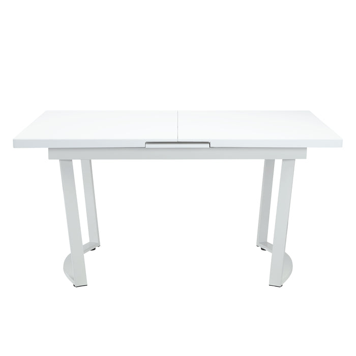 Palton - Dining Table - High Gloss White Finish Unique Piece Furniture