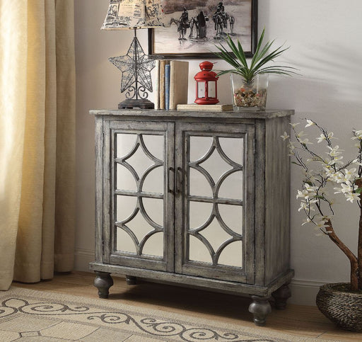 Velika - Accent Table - Weathered Gray Unique Piece Furniture