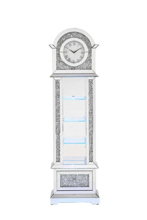 Acme Noralie Grandfather Clock - Led Mirrored & Faux Diamonds