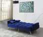 Mecene - Futon - Blue Velvet Unique Piece Furniture
