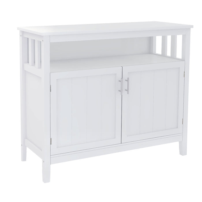 Kitchen Storage Sideboard And Buffet Server Cabinet - White