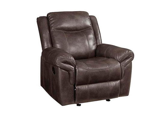 Lydia - Glider Recliner - Brown Leather Aire Unique Piece Furniture
