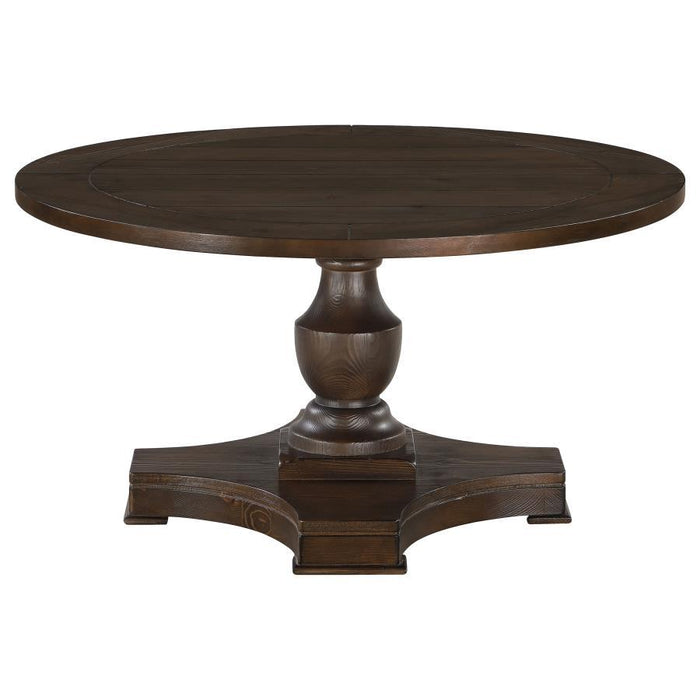 Morello - Round Coffee Table With Pedestal Base - Coffee Unique Piece Furniture