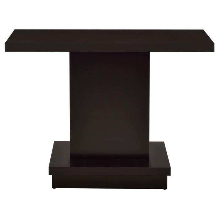 Reston - Pedestal Sofa Table - Cappuccino Unique Piece Furniture