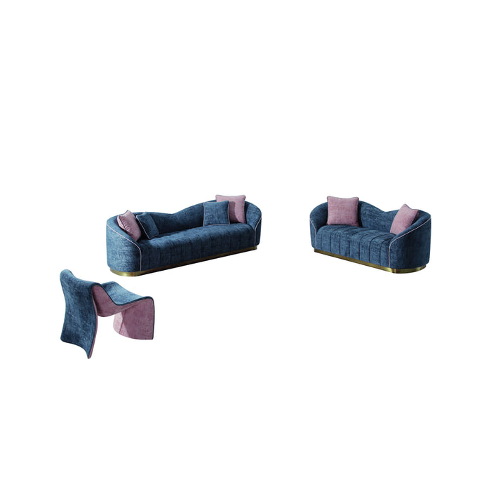 Modern Living Room 4 - Seater Sofa