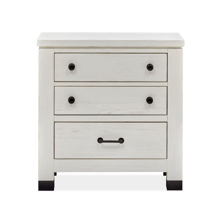 Harper Springs - Drawer Nightstand - Silo White Unique Piece Furniture