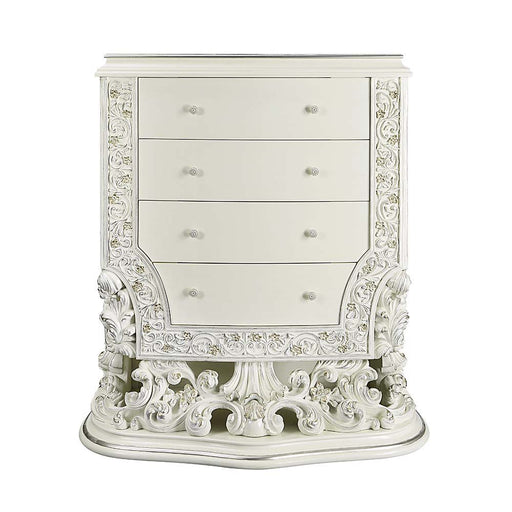 Adara - Chest - Antique White Finish Unique Piece Furniture