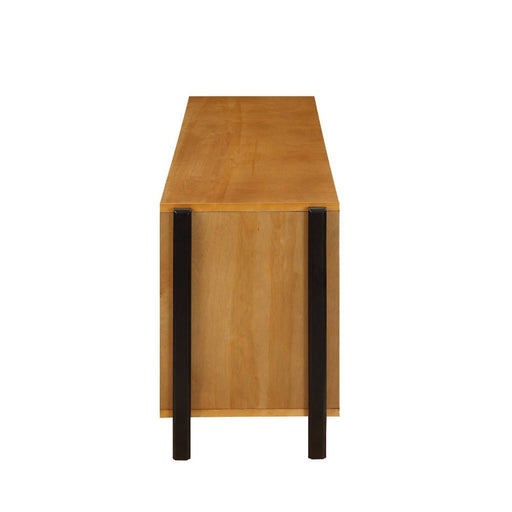 Honna - TV Stand - Natural & Black Unique Piece Furniture