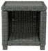 Elite Park - Gray - Square End Table Unique Piece Furniture